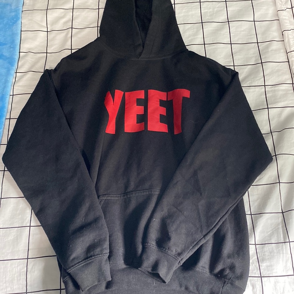 Black YEET hoodie